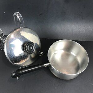 Vintage Revere ware, 1 Qt saucepan w/lid